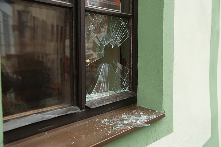 A2B Glass are able to board up broken windows while they are being repaired in Bury St Edmunds.